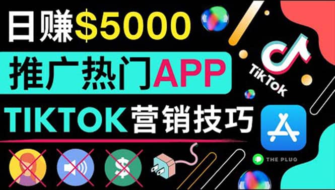 无需露脸，无需录音，无需投资，TIKTOK上传短视频，最高日入5000美元搞钱吧-网创项目资源站-副业项目-创业项目-搞钱项目搞钱吧