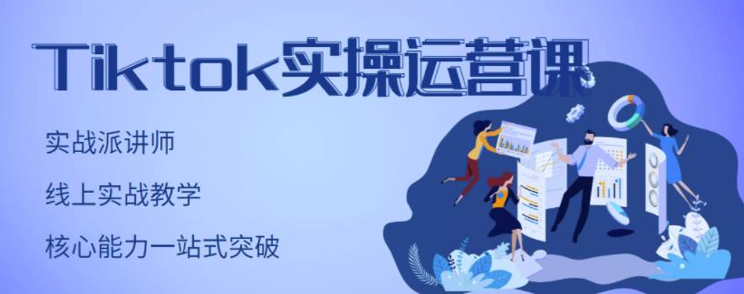 TikTok实操运营课，手把手账号实战，适合零基础Tiktok新人搞钱吧-网创项目资源站-副业项目-创业项目-搞钱项目搞钱吧
