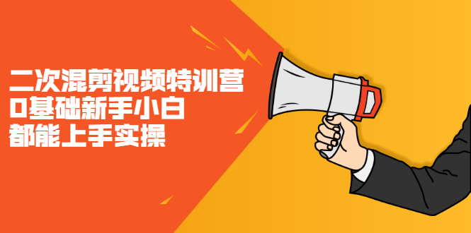 二次混剪视频特训营，0基础新手小白都能上手实操，两天开干搞钱吧-网创项目资源站-副业项目-创业项目-搞钱项目搞钱吧