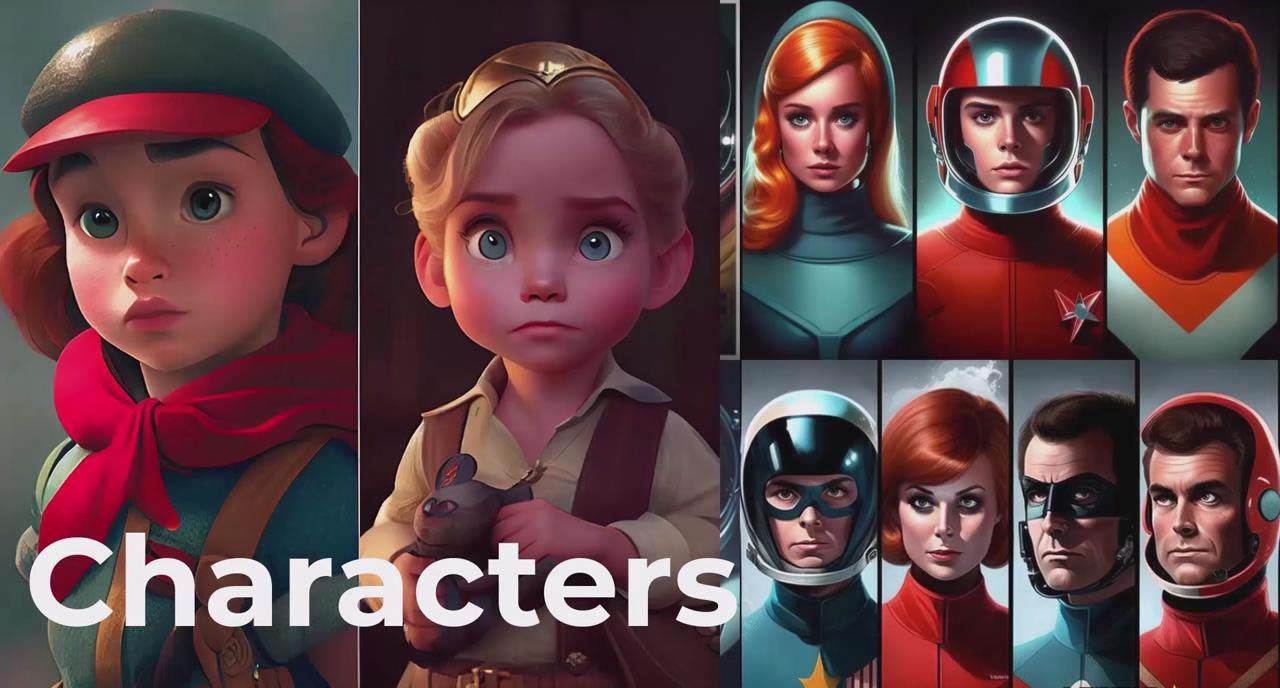 掌握 MidJourney V5 AI + ChatGPT创建一致的角色设计图像-22节课-中英字幕搞钱吧-网创项目资源站-副业项目-创业项目-搞钱项目搞钱吧